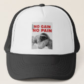 no gain no pain trucker pet (Voorkant)