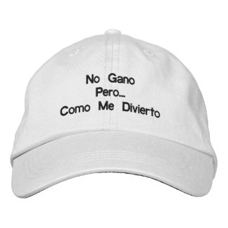 No Gano Pero Como Me Divierto Geborduurde Pet