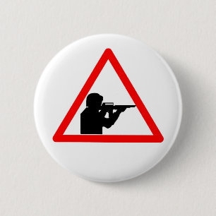 no-geweld ronde button 5,7 cm