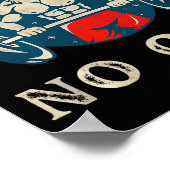 No Gift No Lift Funny Workout Santa Christmas Gym  Poster (Hoek)