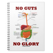 No Glory (Digestive System Humor) Notitieboek (Voorkant)
