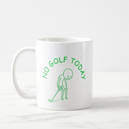 No Golf Today | Golf Lover Humor Gift Koffiemok (Links)