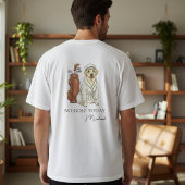 No Golf Today Labrador Personalized Men's T-Shirt