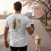 No Golf Today Labrador Personalized Men's T-Shirt
