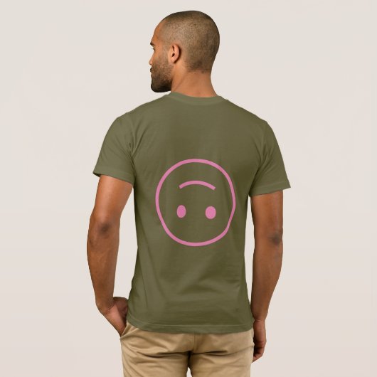 "...no good reason..." Emoji Customizable  T-shirt (Achterkant volledig)
