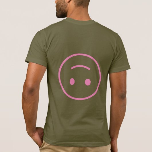 "...no good reason..." Emoji Customizable  T-shirt (Achterkant)