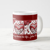 No Greater Love© Giant 20oz Coffee Mok (Voorkant rechts)