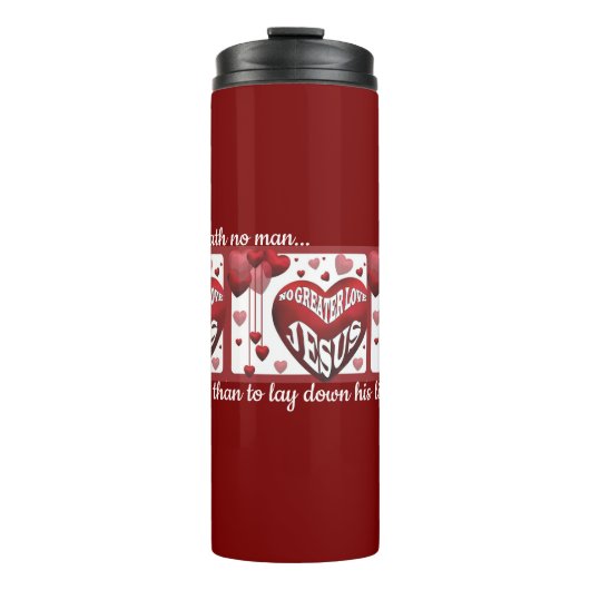 No Greater Love© Thermal Tumbler Thermosbeker (Voorkant)