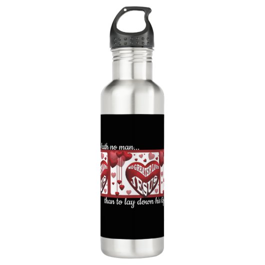 No Greater Love© Thermal Tumbler Waterfles (Voorkant)