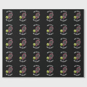 No Guies No Glory Funny Tennis Pun Dark BG Cadeaupapier (Vlak)