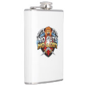 No Guts, No Glory: Motivational & Success Mindset Heupfles (Rechts)