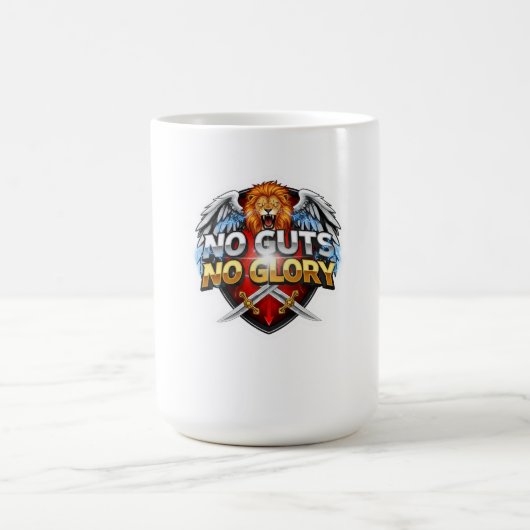 No Guts, No Glory: Motivational & Success Mindset Koffiemok (Center)