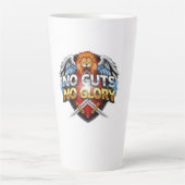 No Guts, No Glory: Motivational & Success Mindset Latte Mok (Voorkant)