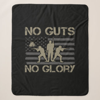 No Guts No Glory Sherpa Deken