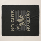 No Guts No Glory Sherpa Deken (Voorkant (horizontaal))