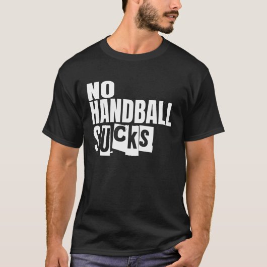 No Handball Sucks T-shirt (Voorkant)