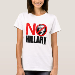 NO HILLARY BOLD - Anti Hillary png.png T-shirt