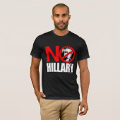 NO HILLARY BOLD - Anti Hillary png white - .png T-shirt (Voorkant volledig)