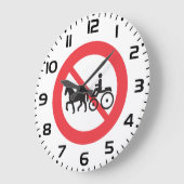No Horse Drawn Vehicles Sign Grote Klok (Hoek)
