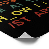 No How It Ends No How It Starts Quote Poster (Hoek)