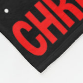 No Hugging Season Xmas 2021 Elf Reindeer Santa Ca Fleece Deken (Hoek)