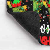 No Hugging Season Xmas 2021 Elf Reindeer Santa Ca  Muismat (Hoek)