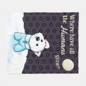 No Humanity Westie Fleece Deken (Voorkant (Horizontaal))