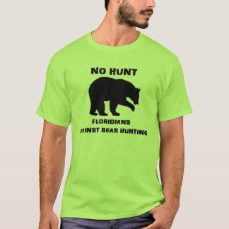 NO HUNT - Floridians tegen Beer dat T Shirt jaagt