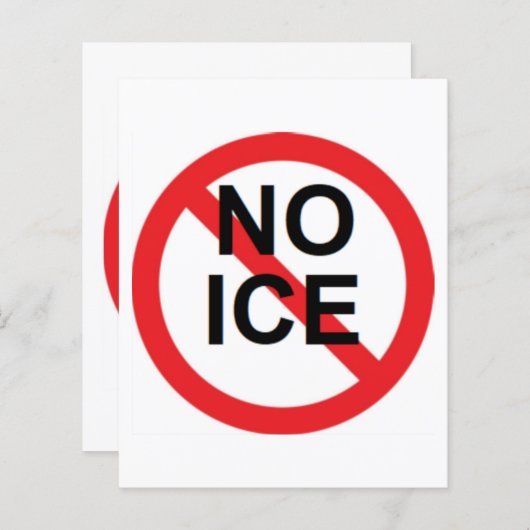 NO ICE  (Voorkant / Achterkant)