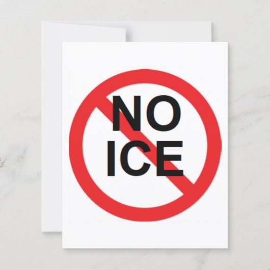 NO ICE  (Voorkant)