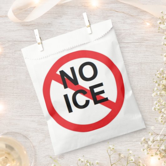 NO ICE  BEDANKZAKJE (Geknipt)