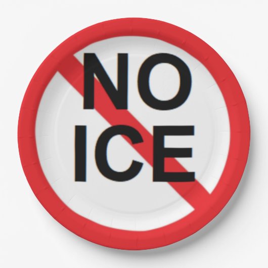 NO ICE PAPIEREN BORDJE (Voorkant)