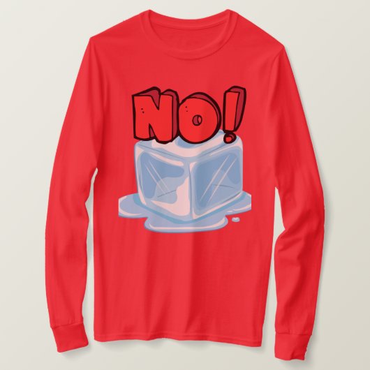 No Ice Tshirt (Design voorkant)