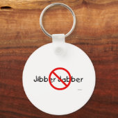 NO JIBBER JABBER SLEUTELHANGER (Voorkant)