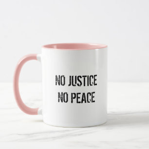 No Justice No Peace koffiemok Mok