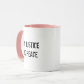 No Justice No Peace koffiemok Mok (Voorkant links)