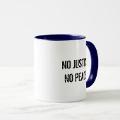 No Justice No Peace koffiemok Mok (Voorkant rechts)