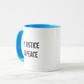 No Justice No Peace koffiemok Mok (Voorkant links)