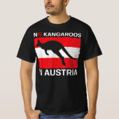 No Kangaroos In Austria T-Shirt Funny Gift T-Shirt (Voorkant)