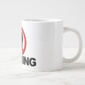 "NO KARENING" Jumbo 20oz Grote Koffiekop (Rechts)