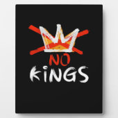 No King Funny Quote Retro Creative Style Fotoplaat (Voorkant)