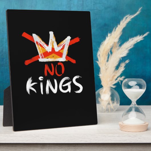 No King Funny Quote Retro Creative Style Fotoplaat (Zijkant)