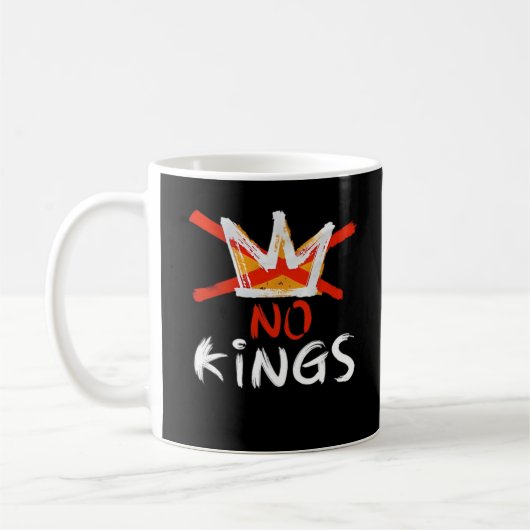 No King Funny Quote Retro Creative Style Koffiemok (Links)