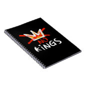 No King Funny Quote Retro Creative Style Notitieboek (Rechterzijde)