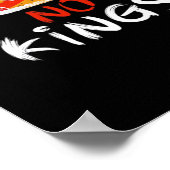 No King Funny Quote Retro Creative Style Poster (Hoek)