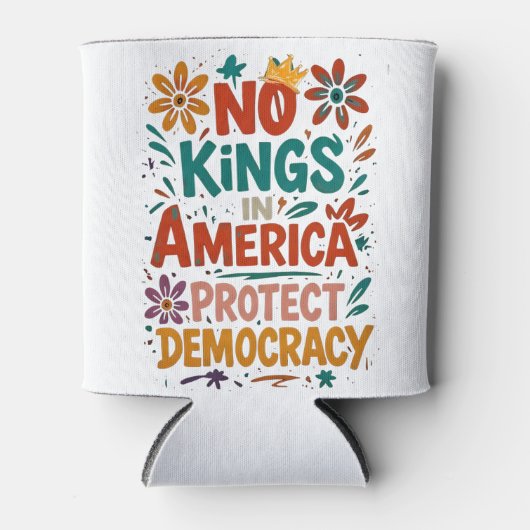 No King In America American Democracy  Blikjeskoeler (Voorkant)