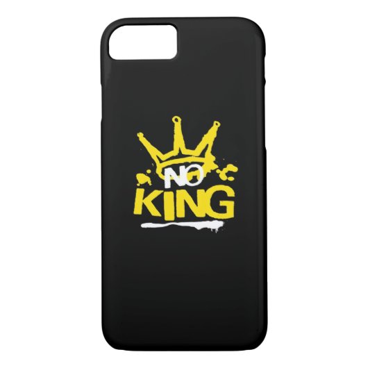 No King Minimal Clean Case-Mate iPhone Case (Achterkant)