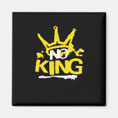 No King Minimal Clean Magneet (Voorkant)