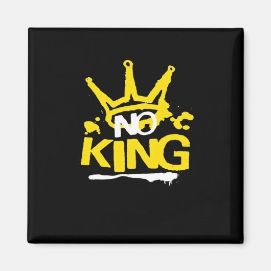No King Minimal Clean Magneet (Voorkant)