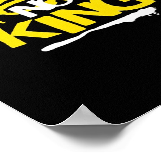 No King Minimal Clean Poster (Hoek)